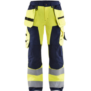 Dames High Vis werkbroek met gereedschapzakken - BLAKLADER WORKWEAR - BL7156