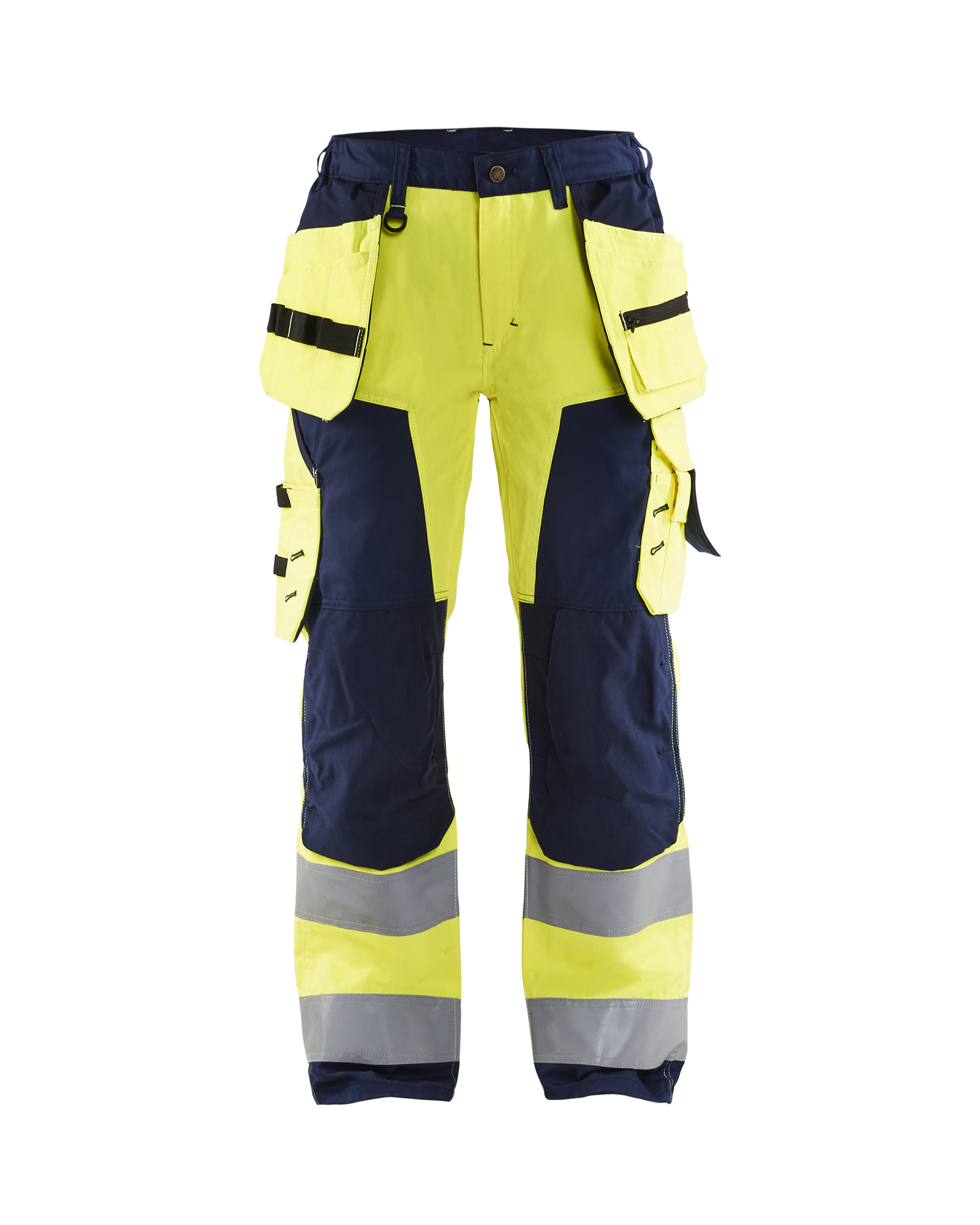 Dames High Vis werkbroek met gereedschapzakken - BLAKLADER WORKWEAR - BL7156