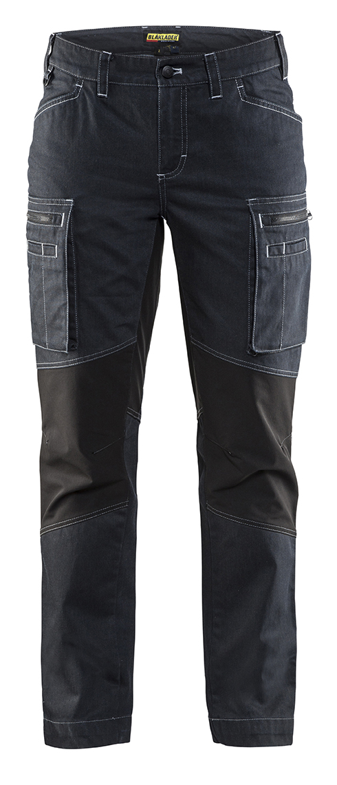 Dames Service werkbroek denim stretch - BLAKLADER WORKWEAR - BL7159