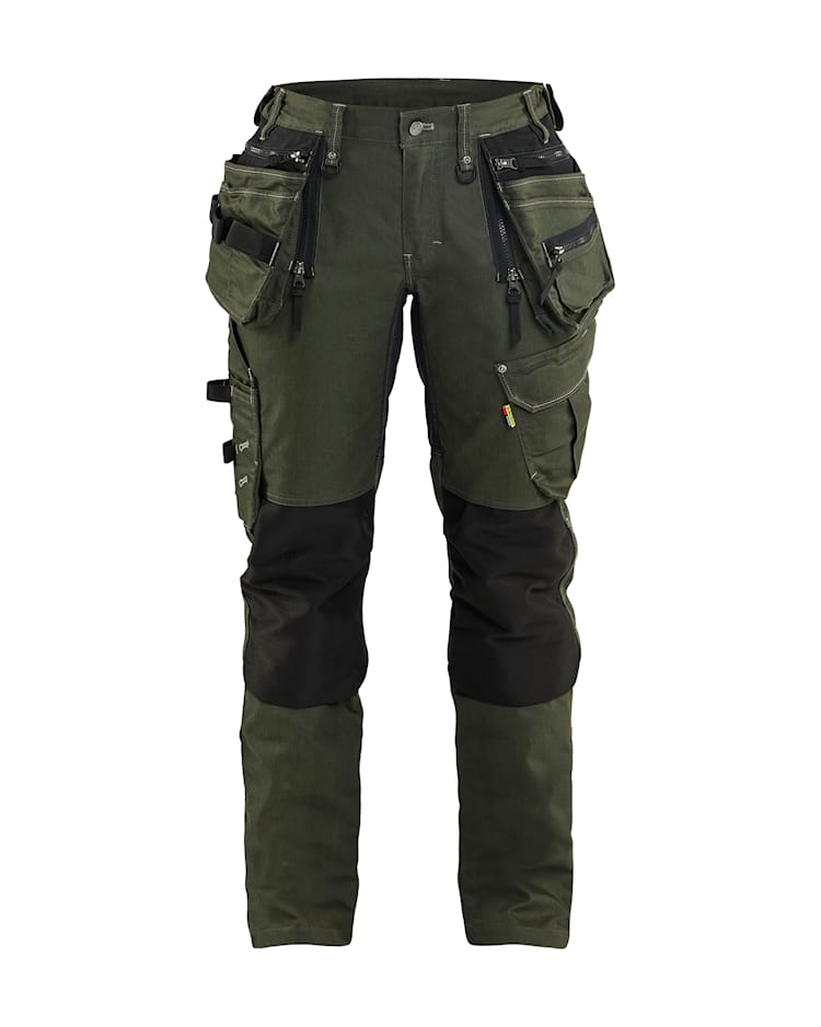 Dames werkbroek denim stretch X1900 - BLAKLADER WORKWEAR - BL7990