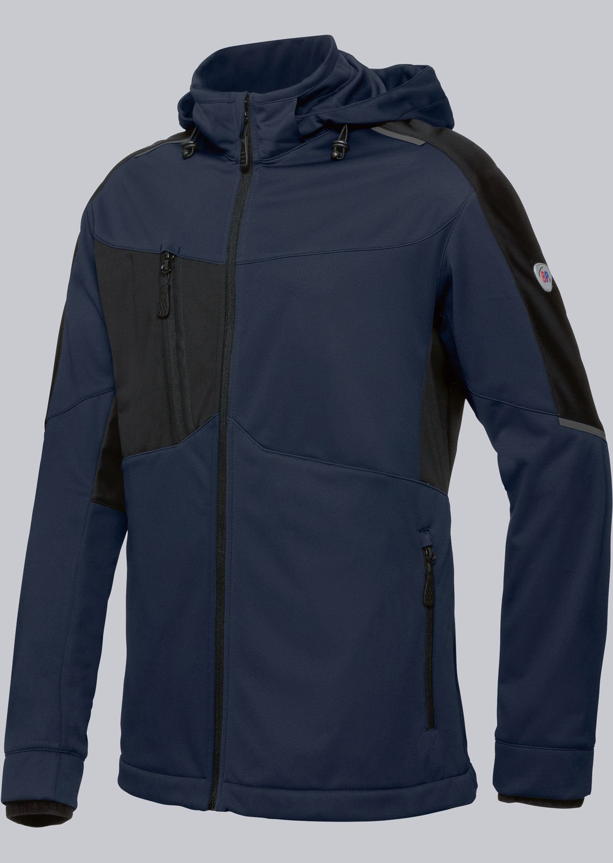 Licht stretch-softshell jack - BP - 1830-992-1432
