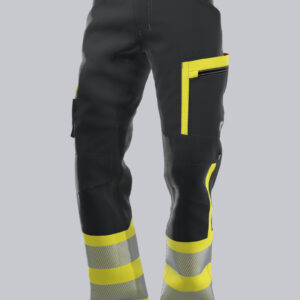 Hybride werkbroek met hoge zichtbaarheid kl.1 en kniezakken - BP - 2047-845-5666