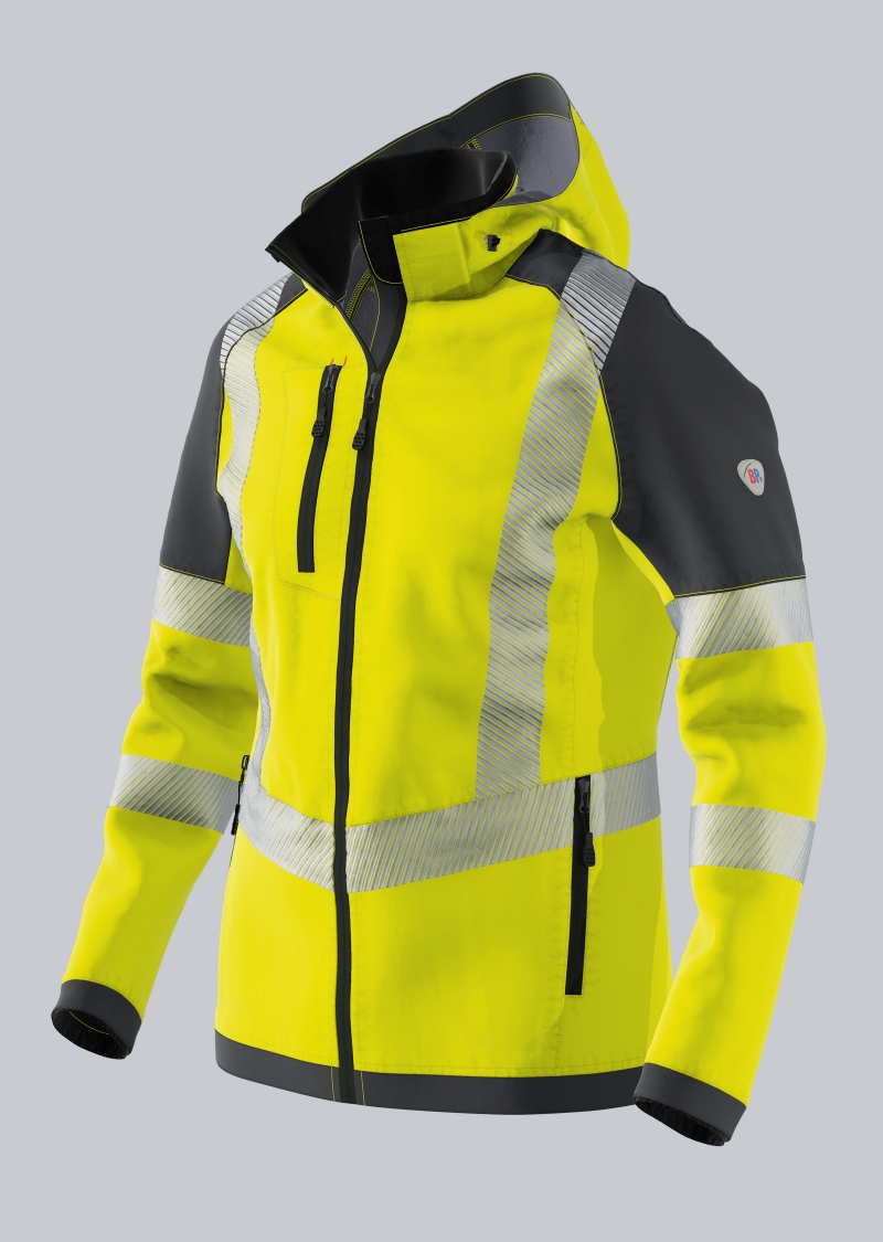 Stretch- softshell jack met hoge zichtbaarheid - BP - 2034-941-6656