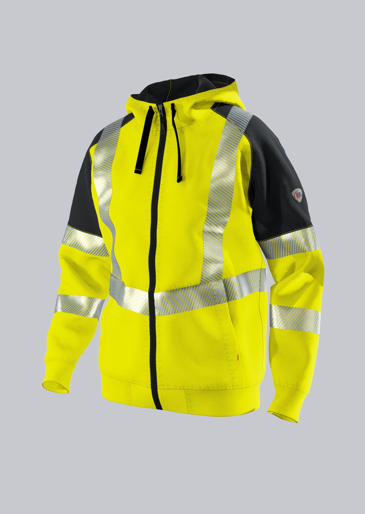 Sweatjack met hoge zichtbaarheid en capuchon - BP - 2138-873-6656