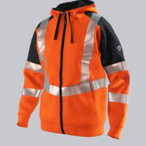 Sweatjack met hoge zichtbaarheid en capuchon - BP - 2138-873-6556
