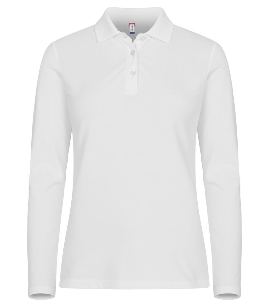 Stretch Premium Polo Womenlange mouwen- Clique - 028263