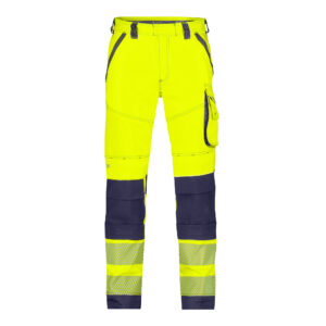 Aruba Stretch hoge zichtbaarheidswerkbroek met kniezakken - DASSY - DA-201063
