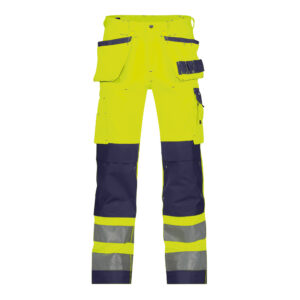 Glasgow Hoge zichtbaarheidsholsterzakkenwerkbroek met kniezakken - DASSY - DA-200899