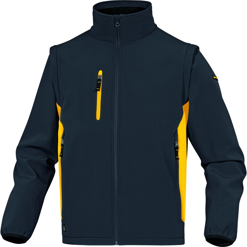 softshell 2 in 1 - softshell - 96% polyester 4% elastaan - 2 gelamineerde lagen - DELTAPLUS - MYSEN2