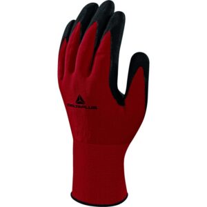 Gebreide handschoen met coating - Polyester, Spandex - Schuim nitril - Jauge : 15 - DELTAPLUS - DPVE724RO