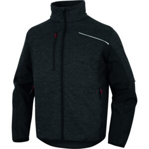 Fleece vest - Mesh - 100% polyester - 265 gram/m² | softshell - 94% polyester 6% elastaan - TPU membraan, 3 gelamineerde lagen, 310g/m² - DELTAPLUS - NAGOYA2