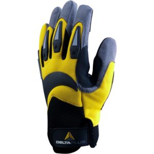 Gesneden en genaaide handschoen handpalm stof/rug stof - Polyamide - DELTAPLUS - VV902