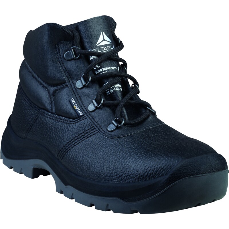 Hoge werkschoen - Leder - Croupon-Gepigmenteerd - Zool : PU/2d - DELTAPLUS - JUMPER3S1
