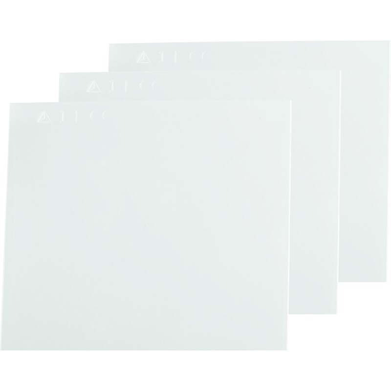 Verwisselbare of vervangende lens - Polycarbonaat - Monoblok - Zakje van 5 - DELTAPLUS - SCREENPP