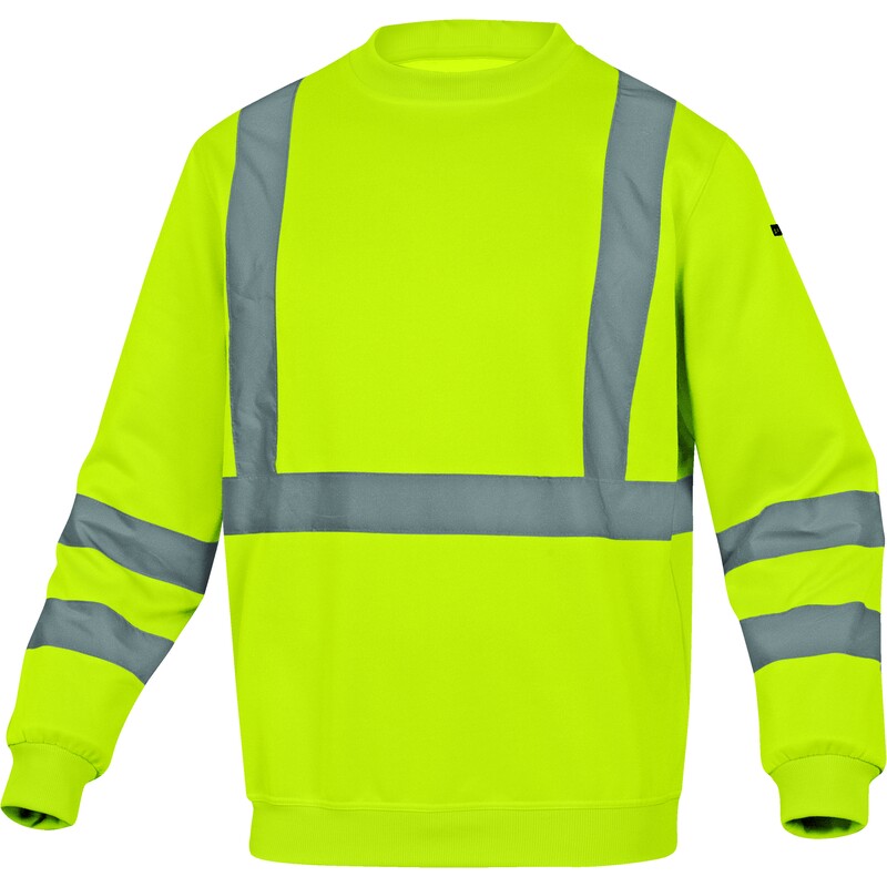 Sweater met hoge zichtbaarheid - Fleece - 75% polyester 25% katoen - 280g/m² - DELTAPLUS - ASTRAL