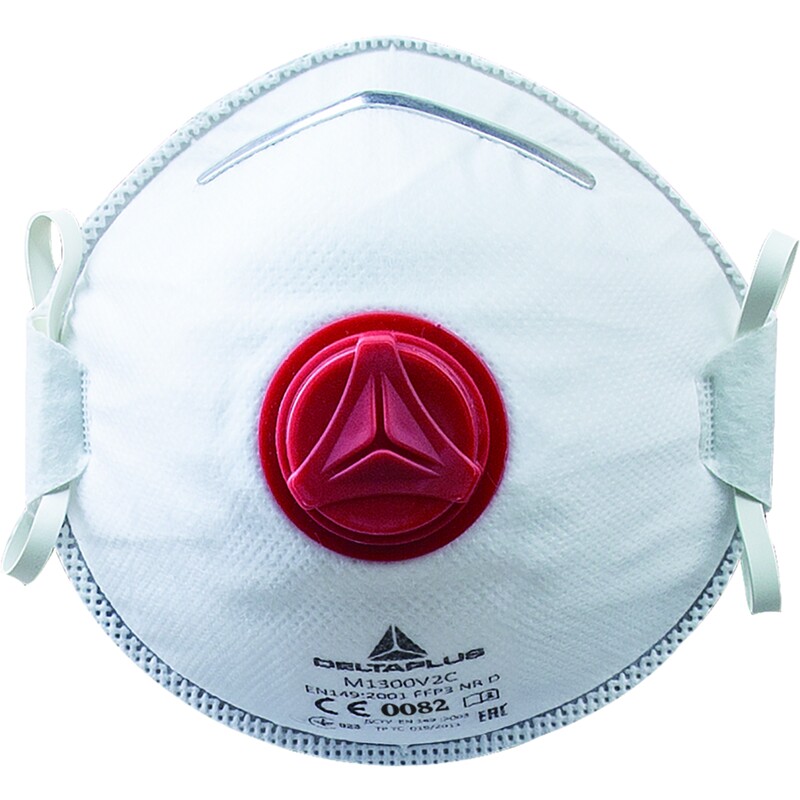 Disposable mask - Synthetisch niet-geweven - Gegoten - Doos van 10 - DELTAPLUS - M1300V2C