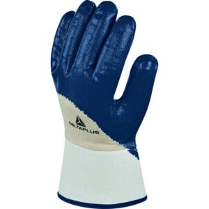 Gesneden en genaaide handschoen met coating - Nitril patronen - DELTAPLUS - NI170
