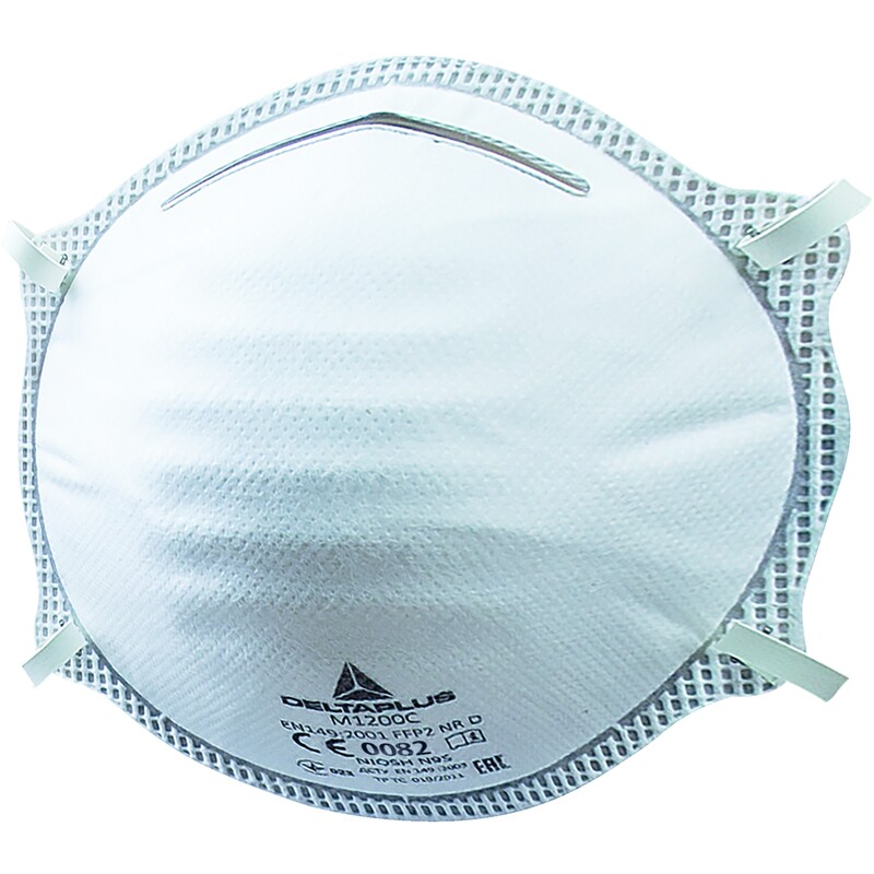Disposable mask - Synthetisch niet-geweven - Gegoten - Doos van 20 - DELTAPLUS - M1200C