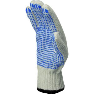 Gebreide handschoen met noppen zonder coating - Polyester/katoen - Jauge : 7 - DELTAPLUS - TP169