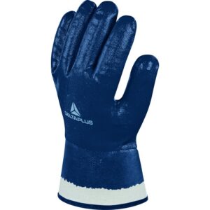 Gesneden en genaaide handschoen met coating - Nitril patronen - DELTAPLUS - NI175