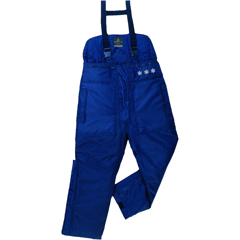 Koudweerbretelwerkbroek - Sergé - 85% polyester 15% katoen | Lining: Taffeta - 100% polyester - DELTAPLUS - AUSTRAL2
