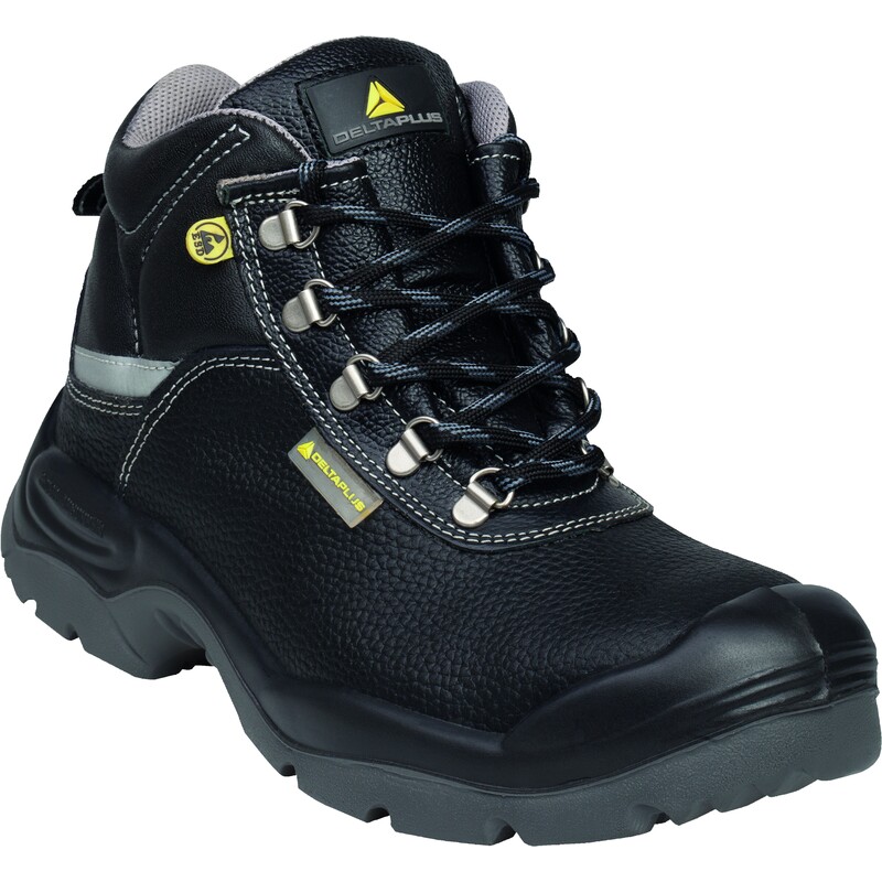 Hoge werkschoen - Leder - Croupon-Gepigmenteerd-Waterafstotend - Zool : PU/2d - DELTAPLUS - SAULT2S3ESD
