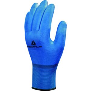 Gebreide handschoen met coating - Polyamide - PU - Jauge : 15 - DELTAPLUS - VECUT10BL