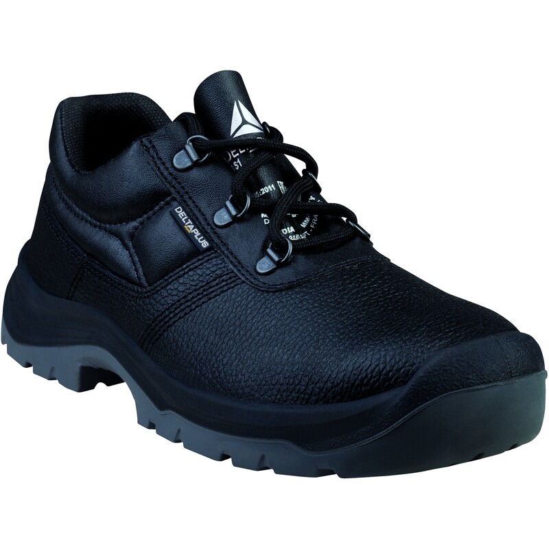 lage werkschoen - Leder - Croupon-Gepigmenteerd - Zool : PU/2d - DELTAPLUS - JET3S1