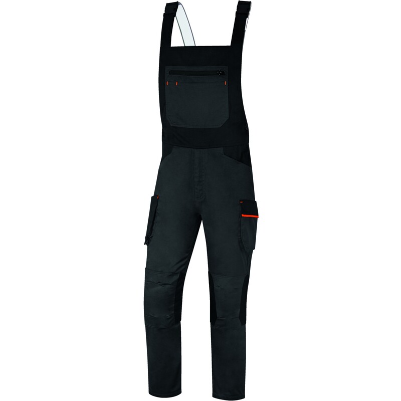 werkbroekretelwerkbroek - Sergé - 63% polyester 34% katoen 3% elastaan - DELTAPLUS - M2SA3STR