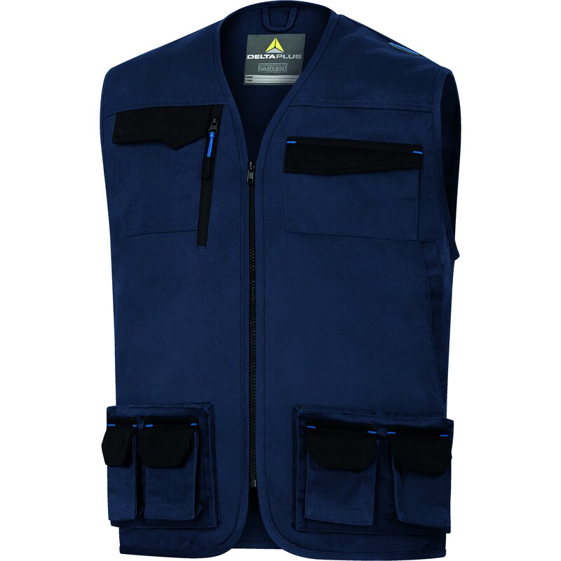 Werkgilet - Sergé - 65% polyester 35% katoen - DELTAPLUS - M2GI3