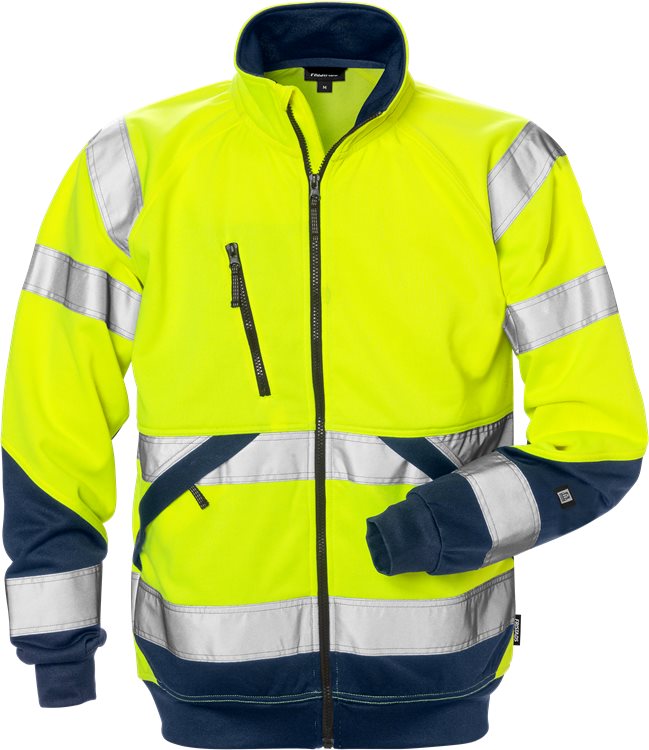 Hi vis sweatjack klasse 3 7426 SHV - FRISTADS - FR126534