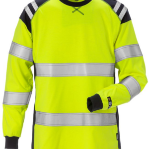Flamestat Hi vis T-shirt met lange mouw dames klasse 3 7097 TFLH - FRISTADS - FR129522