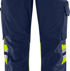 Hi vis Green werkbroek dames klasse 1 2652 GPLU - FRISTADS - FR131983