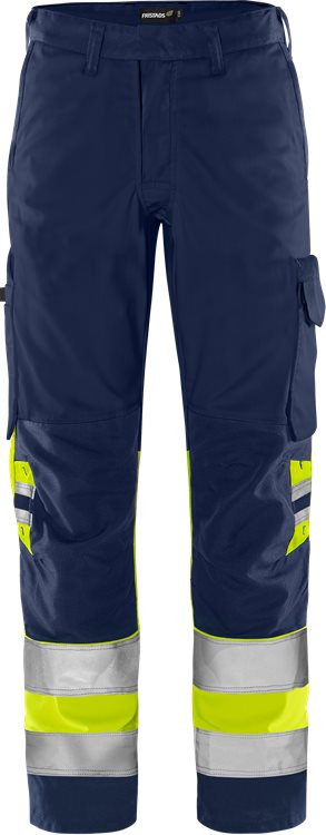 Hi vis Green werkbroek klasse 1 2649 GPLU - FRISTADS - FR134238