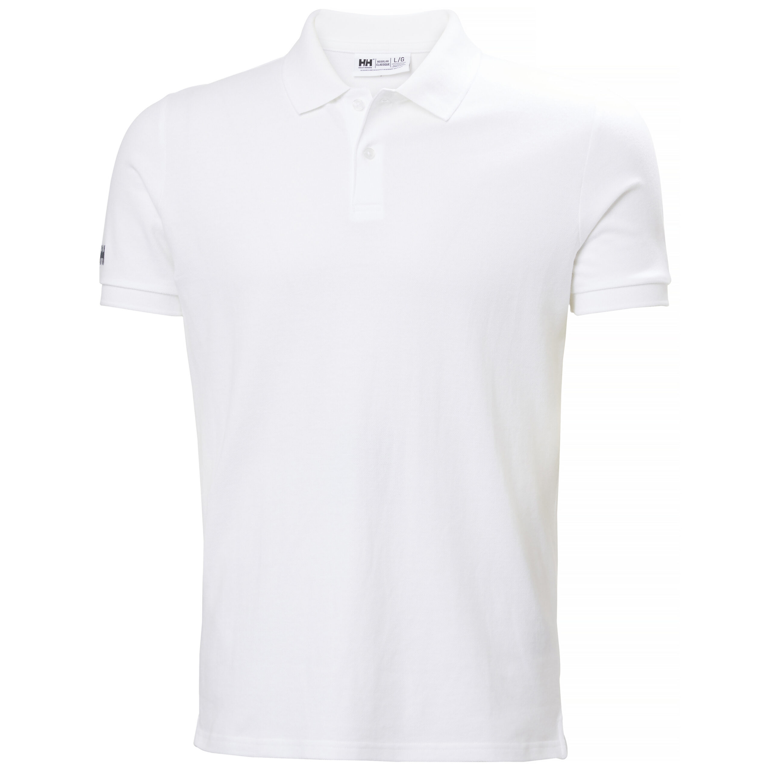 crew polo pique helly hansen sportswear hhs 34549 001 white, xxl
