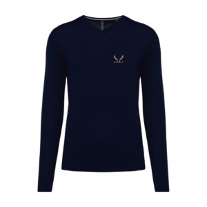 V-hals gebreide trui - HERTENHOF - HE3