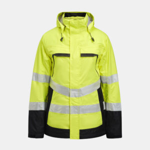 1383 hv lined jas jobman jo 651383 geel zwart, 4xl