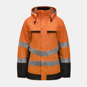 1383 hv lined jas jobman jo 651383 oranje zwart, 4xl