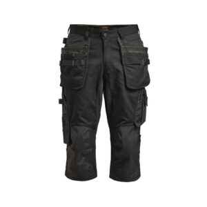 2167 long shorts stretch jobman jo 652167 zwart zwart, d100