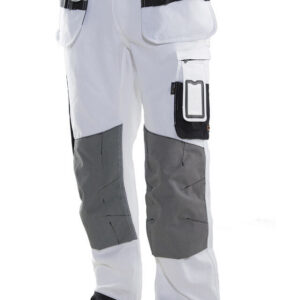 2171 painters' trousers core jobman jo 652171 wit/zwart, d100