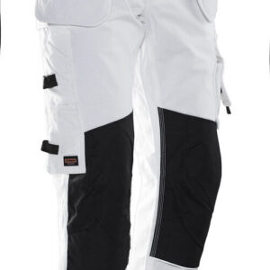 2179 women's painter trousers jobman jo 652179 wit/zwart, da34