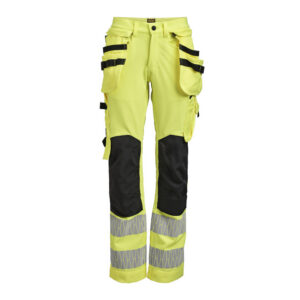 2271 hi vis women’s craftsman trousers hp jobman jo 652271 geel zwart, da34