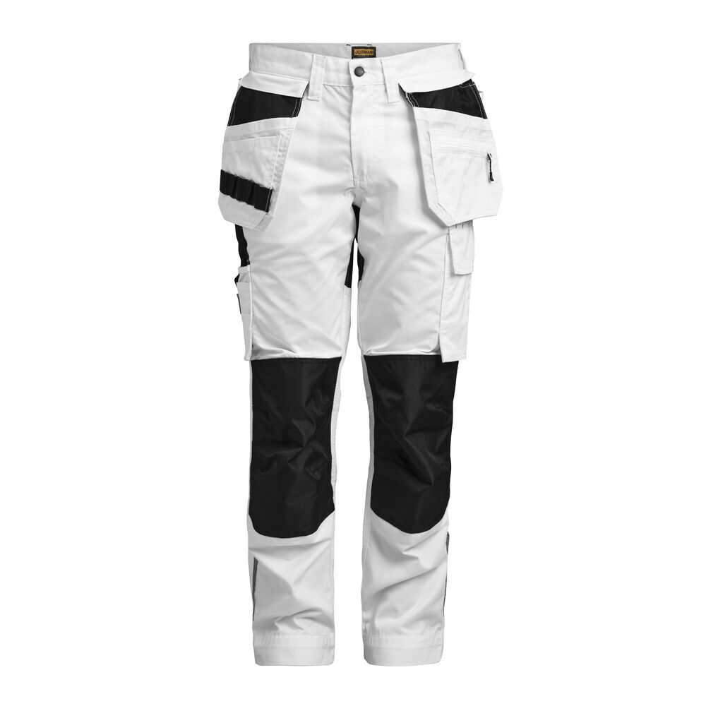 2326 trousers stretch hp jobman jo 652326 wit/zwart, d100