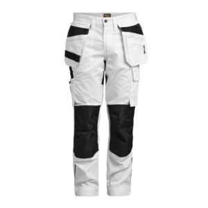2327 women's trousers stretch hp jobman jo 652327 wit/zwart, da32
