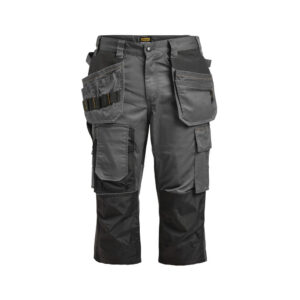 2362 floorlayers long shorts stretch jobman jo 652362 donkergrijs/zwart, d100