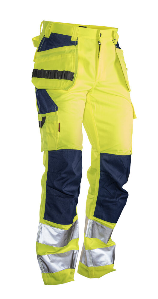 2377 hv trousers hp jobman jo 652377 geel navy, d100