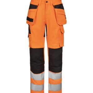 2379 hi vis trousers stretch hp jobman jo 652379 oranje zwart, d100