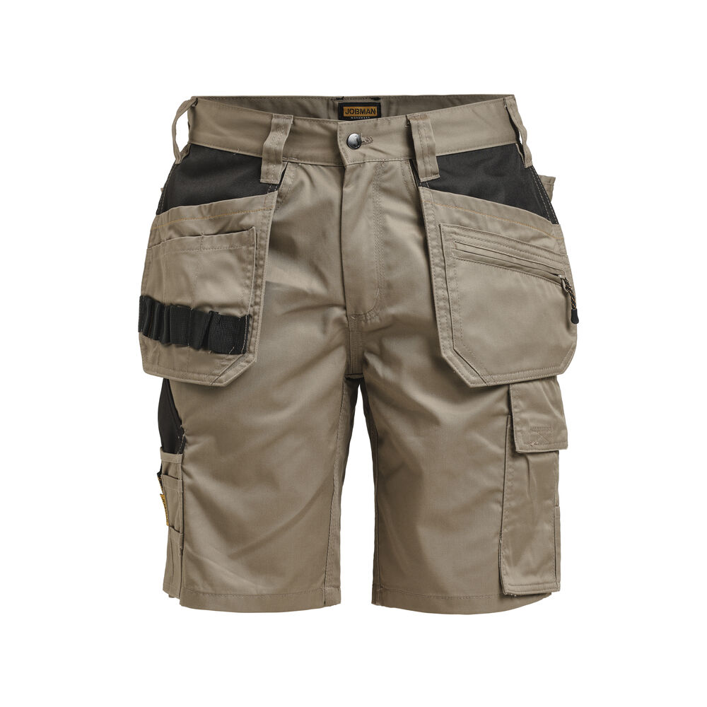 2722 shorts hp jobman jo 652722 khaki/zwart, c42