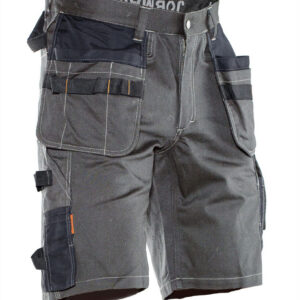 2733 shorts cotton hp jobman jo 652733 donkergrijs/zwart, c44
