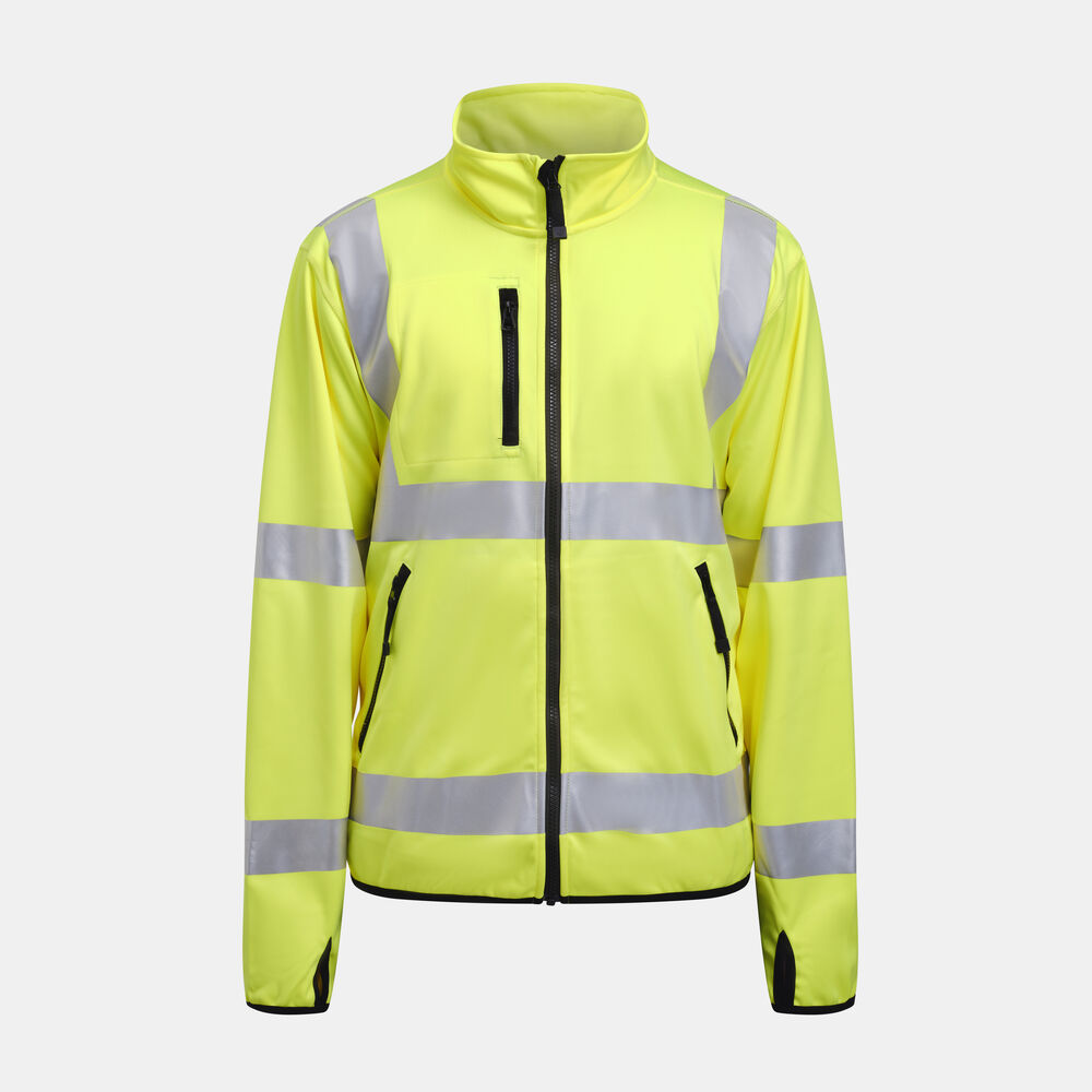 5101 hv light softshell jas jobman jo 655101 geel, 4xl